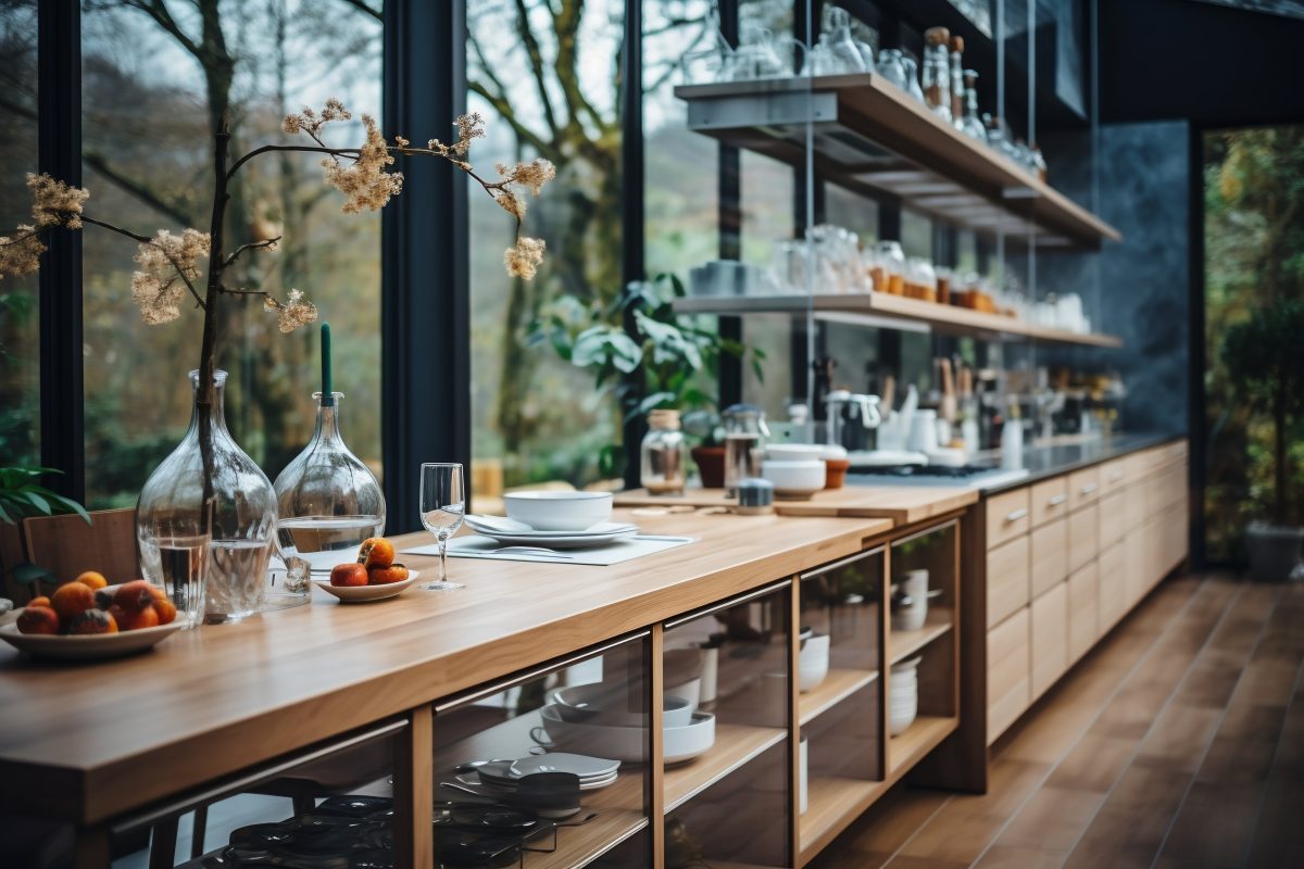 Modern restaurant interior