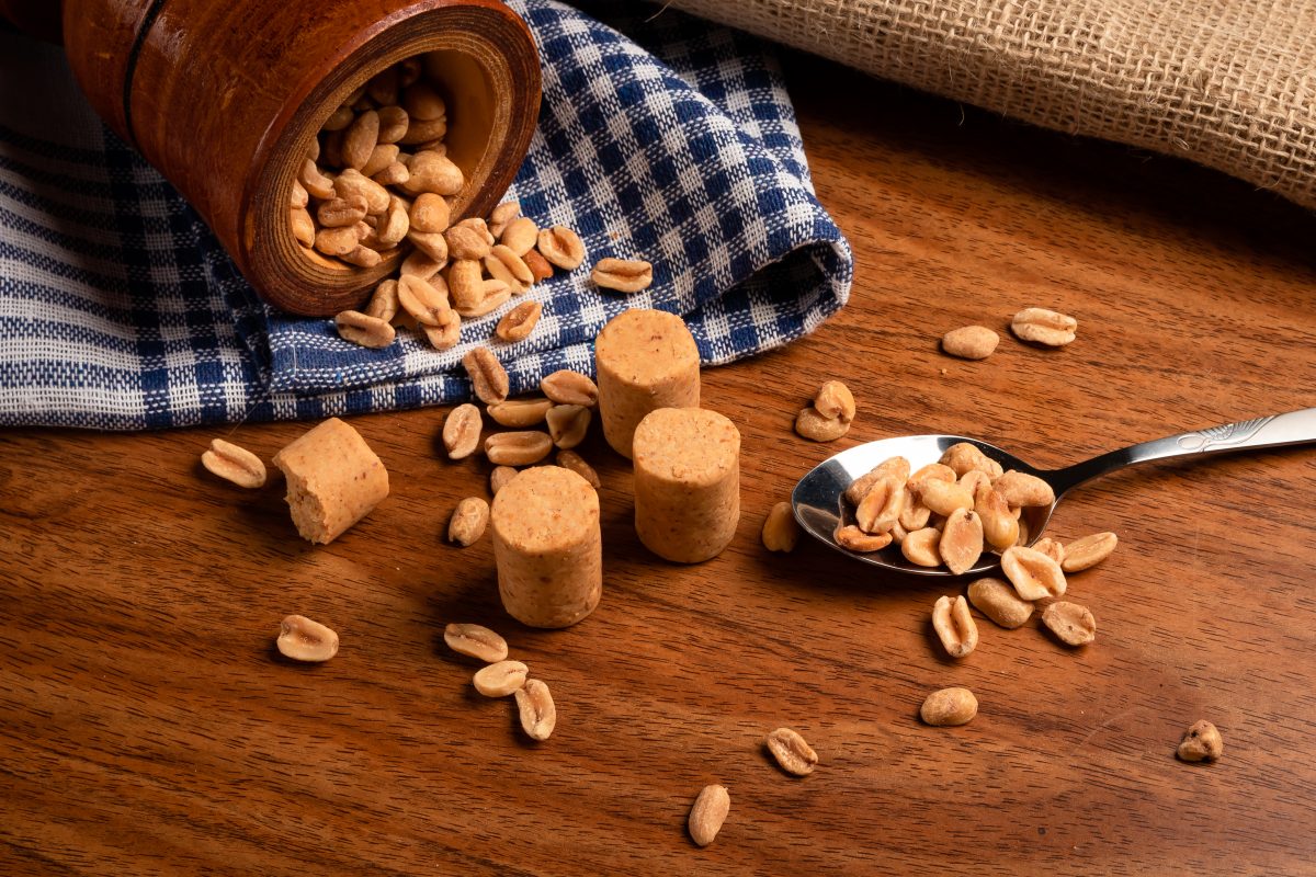 Brazilian homemade peanut candies