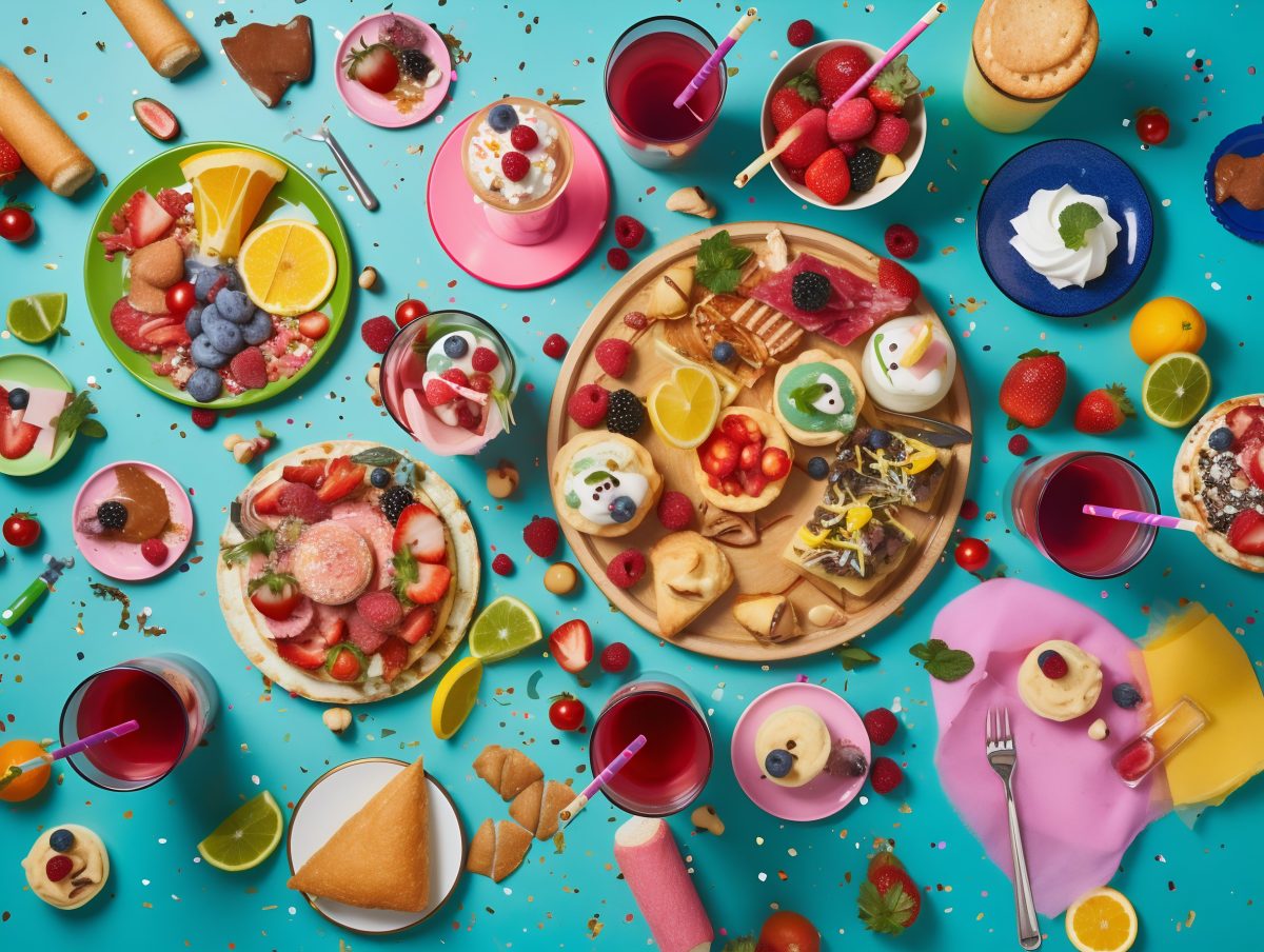 Party food chaos