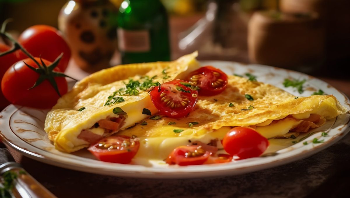 Tomato omelette